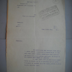 HOPCT DOCUMENT VECHI 354 MINISTERUL INDUSTRIEI COMERT EXTERIOR /BUCURESTI 1936