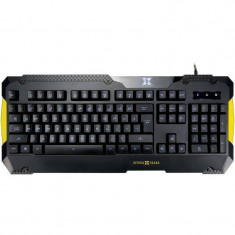 Tastatura gaming X by Serioux Edana Black / Yellow foto