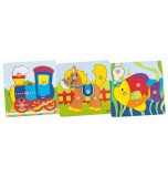 Set Power - puzzle cu butoane (3 modele) | Goki