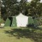 vidaXL Cort Tipi pentru Familie, Verde, pentru 8 Persoane Impermeabil