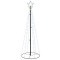 Brad de Craciun conic, 108 LED-uri, alb rece, 70x180 cm