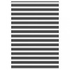 VidaXL Jaluzea tip zebra neagră lățime țesătură 155,9 cm poliester