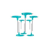 Set 8 chei imbus in T: 2-10mm, CR-V, ARV-0T8W80816