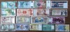 COLECTIE LOT 17 BANCNOTE DIFERITE DIN 17 TARI UNC necirculate **, Europa