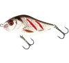 Vobler Salmo Slider Sinking 7cm 21g Wounded Real Grey Shiner - Stiuca, Jerkbait, Scufundator, 0.5-1m, 2 Ancore VMC