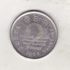 bnk mnd Sri Lanka 2 rupii 1993