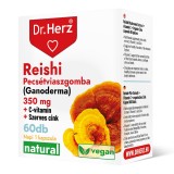Capsule Reishi 350 mg + vitamina C + zinc organic Dr Herz 60 buc