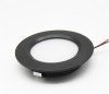 Spot led ingropat cu fire alb rece 12V 2-2.5W rama neagra cu atingere
