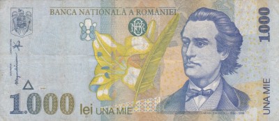 ROMANIA 1.000 lei 1998 VF!!! foto
