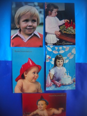 HOPCT LOT NR 983 COPII -5 CARTI POSTALE-NECIRCULATE foto