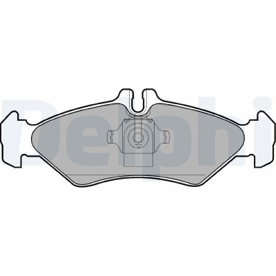 DELPHI LP1595 set placute frana,frana disc foto