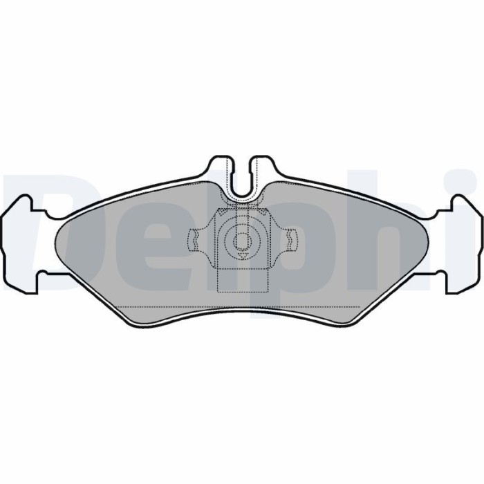 DELPHI LP1595 set placute frana,frana disc