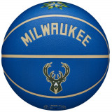 Cumpara ieftin Mingi de baschet Wilson NBA Team City Collector Milwaukee Bucks Ball WZ4016417ID albastru