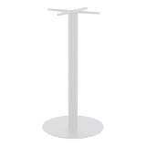 Cumpara ieftin Stalp picior suport blat masa bar metal alb-negru 40x40x108 cm