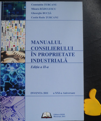 Manualul consilierului in proprietate industriala Constantin Turcanu foto