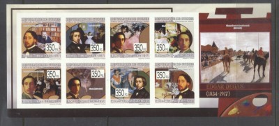 Guinea 2009 Paintings Edgar Degas imperf.sheet MNH DA.130 foto