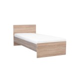 Pat Single Miami 90x200 cm, Stejar Sonoma/York, Modern, Dormitor/Copii