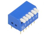 Comutator DIP-SWITCH 6 Secțiuni ON-OFF 12VDC