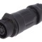 Conector circular mufă 5-PIN aurit