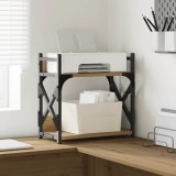 vidaXL Suport pentru imprimantă Stejar Artizanal 40 x 20 x 40 cm 882179