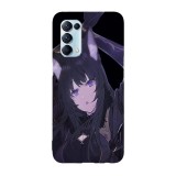 Husa compatibila cu Oppo A55, Viceversa, model Deltas Portrait The Eminence in Shadow, Silicon, TPU, Transparent, Carcasa