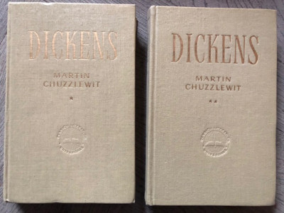 Martin Chuzzlewit - Charles Dickens,2 volum3,cartonata foto