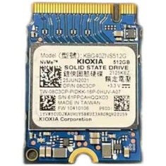 SSD Laptop Toshiba Kioxia, KBG40ZNS512G, 512GB, PCIe Gen3 x4, M.2 format 2230, bulk