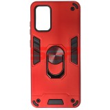 Toc TPU+PC Armor Ring Case Samsung Galaxy S20 Plus Red