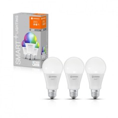 Set Becuri Osram Ledvance,Wi-Fi, E27, A75, 14 W (100W), 230 V, 1521 lm, temperatura lumina reglabila, Aplicatie, autonomie 15.000 ore, 3 bucati foto
