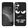 Husa Kwmobile pentru Samsung Galaxy A35, Negru/Alb, Silicon, KWM000021QC001C, Carcasa