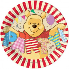 Farfurii Winnie The Pooh Alphabet 20cm set 8 buc foto