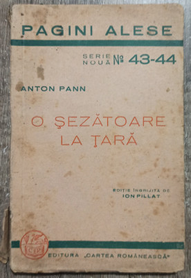 O sezatoare la tara - Anton Pann foto