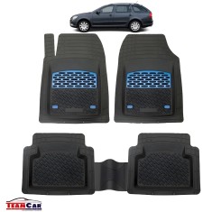 Covorase Skoda Octavia II TeamCar&reg; Tip Tavita Compatibile (2004&ndash;2013) - Blue
