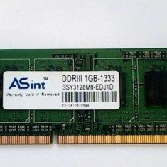 Memorie laptop Asint SSY3128M8-EDJ1D 1GB PC3-1333 DDR3 1333MHZ
