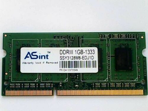 Memorie laptop Asint SSY3128M8-EDJ1D 1GB PC3-1333 DDR3 1333MHZ