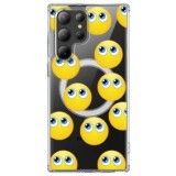 Husa personalizata pentru samsung galaxy s23 ultra, magsafe atasare magnetica, rolling eyes