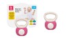 Jucarie Dentitie Hola Gantera Kettlebell Bebelusi +3 luni, Plastic ABS, Zornaitoare, Usor de Dezinfectat, Sigura