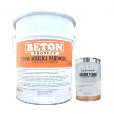 Vopsea Beton Exterior, Alb, Beton Protect, 5 Kg