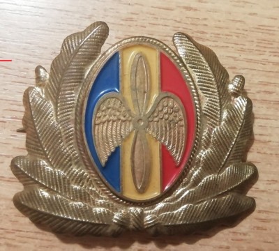QW14 - Emblema militara / cuc - aviatie - anii 1990 - piesa de colectie foto