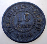 2.155 BELGIA WWI OCUPATIE GERMANA 10 CENTIMES 1916 BELGIQUE-BELGIE