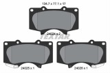 Set placute frana TEXTAR 2402403