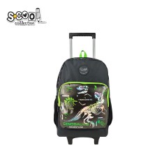 Ghiozdan trolley DINOSAURS, 45x32x16.5 cm &ndash; S-COOL