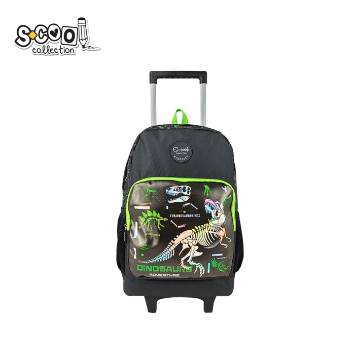 Ghiozdan trolley DINOSAURS, 45x32x16.5 cm &ndash; S-COOL