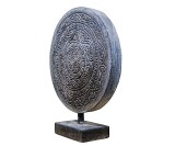 Obiect decorativ cu tematica tibetana Tribal Gong, L