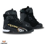 Cumpara ieftin Ghete pentru scuter - motocicleta Roadster femei All Season Ixon model Bull 2 WP LS culoare: negru/alb/auriu (100% waterproof) 39