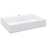 Cumpara ieftin Chiuveta, alb, 60x38x11 cm, conglomerat turnat mineral/marmura