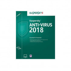 Licenta Retail Kaspersky Antivirus 2018 1 An 1 Desktop foto