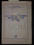 LA A-V-A ANIVERSARE A INTEMEIERII PARTIDULUI SOCIALIST UNIT DIN GERMANIA