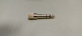 Adaptor Jack 3.5mm stereo mama la Jack 6.3mm stereo tata, Gold