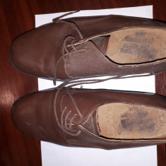CY - Pereche Pantofi Militar / cred ca dupa 1990 / mărime 26 1/ 2, cu calapod 8